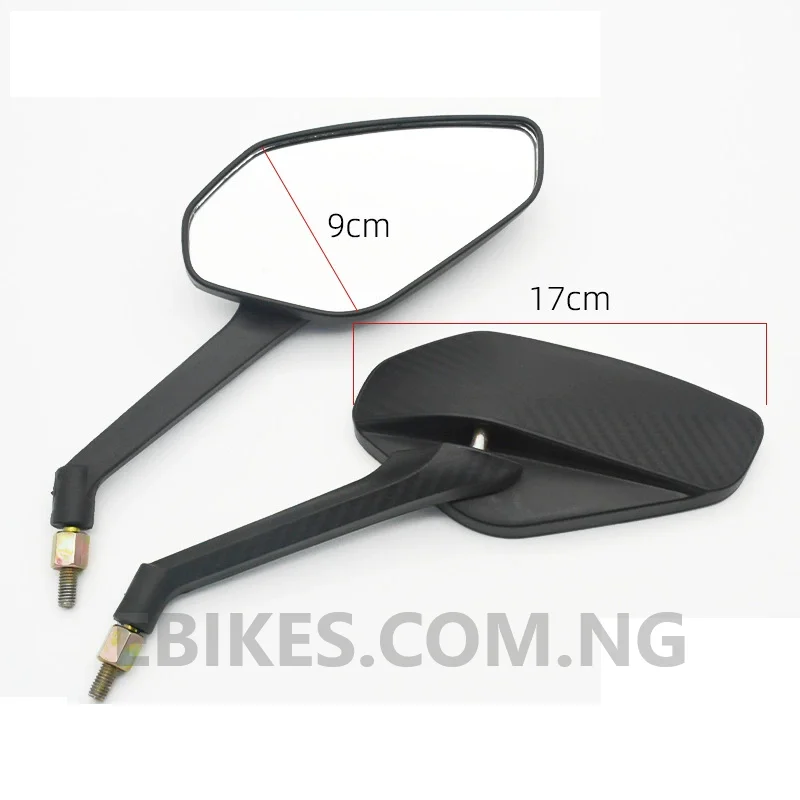 Universal Motorcycle and E-Bike Rearview Mirrors - Flying Eagle Style