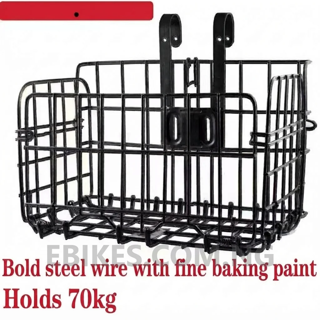 Universal Foldable Steel Bicycle Basket